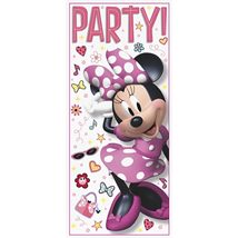 AMSCAN Unique 79251 Disney Iconic Minnie Mouse Door Party Poster, 27&#39; X ... - £8.36 GBP