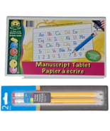 Manuscript Writing Pad Preschool - 2nd Grade 60 Sheets with pencils - £6.97 GBP