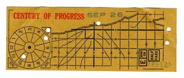 Chicago World&#39;s Fair 1933 Century of Progress Surface Lines Ticket - $39.56