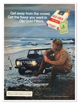 Print Ad Old Gold Cigarettes Away from the Crowd Vintage 1972 Advertisement - £7.65 GBP