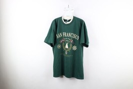 Vtg 90s Mens XL Faded Spell Out San Francisco Sailing Association T-Shirt USA - £31.02 GBP