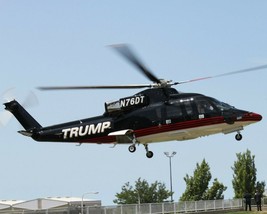 DONALD TRUMP HELICOPTER 8X10 PHOTO PICTURE IN AIR - £3.94 GBP