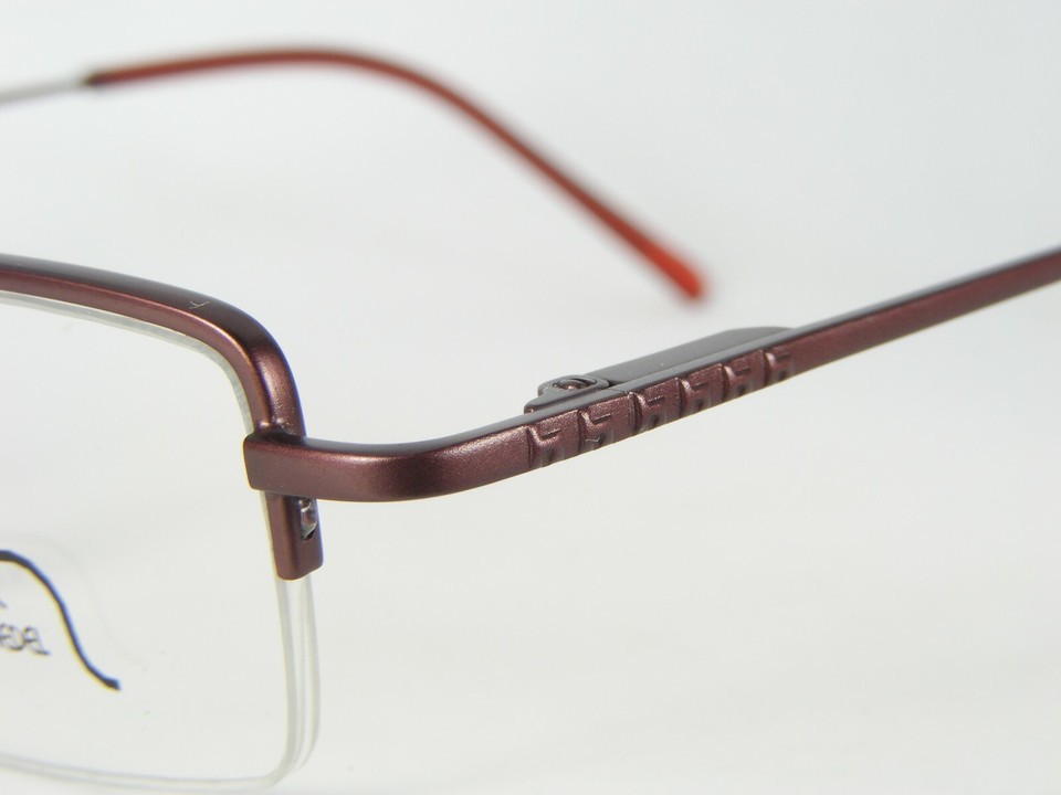 AUGENOPTIK SCHAEDEL FREEWAY FLEX COLLECTION 158 BURGUNDY EYEGLASSES 49-18-135mm Item image 4