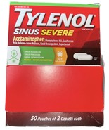 Tylenol Sinus Severe Pain Relief For Adults 2 Caplets in Each Pack 50 Ct... - $463.17 MXN
