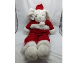 1992 Plush Creations Cast Of Characters Bunny Rabbit Snata Suit Plush Wi... - $49.49