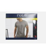 3 POLO RALPH LAUREN MENS COTTON BLACK CREW T-SHIRTS UNDERSHIRTS S M L XL... - $42.90