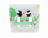 3d Rose Frogs In Love Toggle Switch Cover 5 x 5 Inches - £7.15 GBP