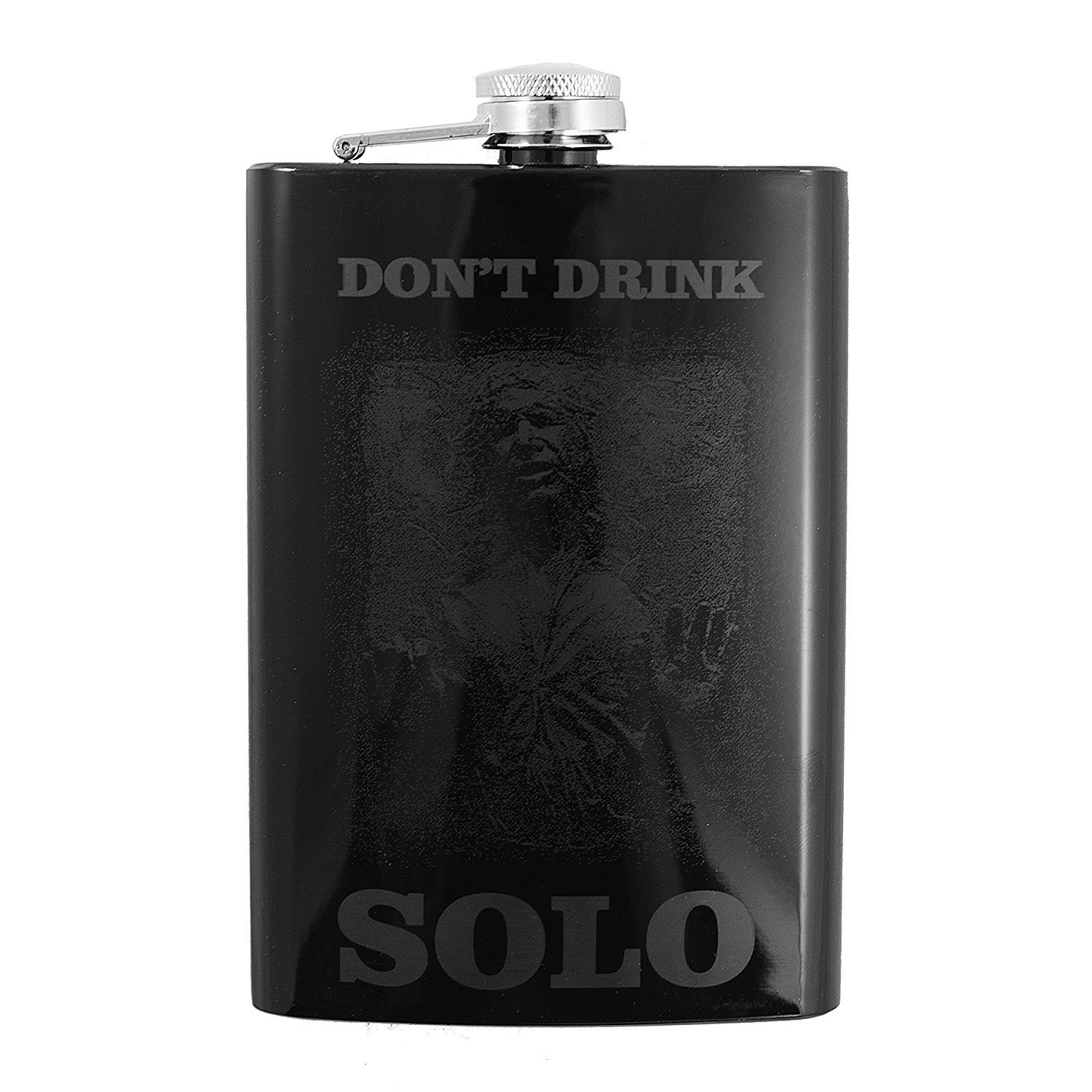 8oz Dont Drink Solo Black Flask - $21.55