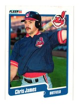 1990 Fleer Update #U-92 Chris James Cleveland Indians - £1.57 GBP