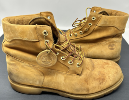 Timberland Basic 6 Inch Boots Waterproof Men 13 M US Wheat Nubuck Tan 19... - $35.14