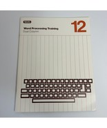 Wang Computers Word Processing Dual Column 1982 Manual Book #12 - $23.63