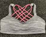 Lululemon Free To Be Wild Sports Bra Gray w/ Pink Straps ~ Size 6 - $24.18