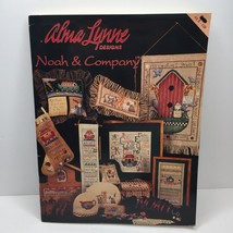 Vtg 1994 Alma Lynne Designs Noah & Company Counted Cross Stitch Pattern Book Ark - $19.99