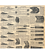 1901 Barber Tools Razors Reproduction Advertisement Sears Shaving Supply... - €17,16 EUR