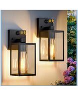 2 Pack Porch Lights Outdoor Motion Sensor Wall Sconce Lights Waterproof US - $29.24