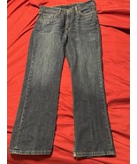 Levi’s 514 Men’s Jeans 33x30 Straight Fit Dark Wash Made in Mexico Distr... - $26.00 CAD