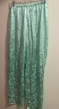 Enchanting Women’s Pajama Bottom Pants L Large Waist 34” To 38” New Mint Green - £5.39 GBP
