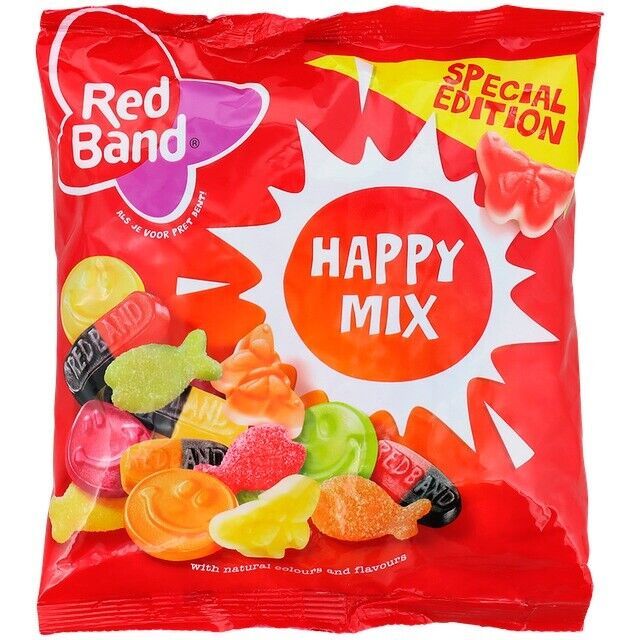 Primary image for Red Band HAPPY MIX licorice gummies variety 335g- Gluten free- FREE SHIPPING