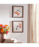 Framed Hummingbird Floral Print (Set of 2) - $96.46 CAD