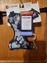 Brand New Top Paw Adjustable Fashion Comfort Harness X-Small - Blue Denim - £6.16 GBP