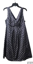 Lands End V Neck Dress Womens 16 Petite - £10.23 GBP