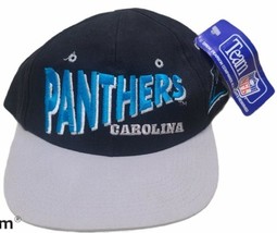 Vintage Carolina PANTHERS Team NFL ProPLAYER SnapBack HAT NWT NEW Old Stock - $88.75