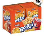 Full Box 48x Packets Kool-Aid Orange Flavor Soft Drink Mix | Caffeine Fr... - $26.21