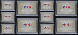 10 Prominent American Women Quarter Frosty Case Two Coin Holder 2X3 He Harris - £23.55 GBP