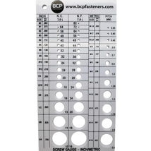 Screw Thread Gauge | Metric and SAE | Recommends Drill Bit &amp; Tap Size (B... - £11.38 GBP