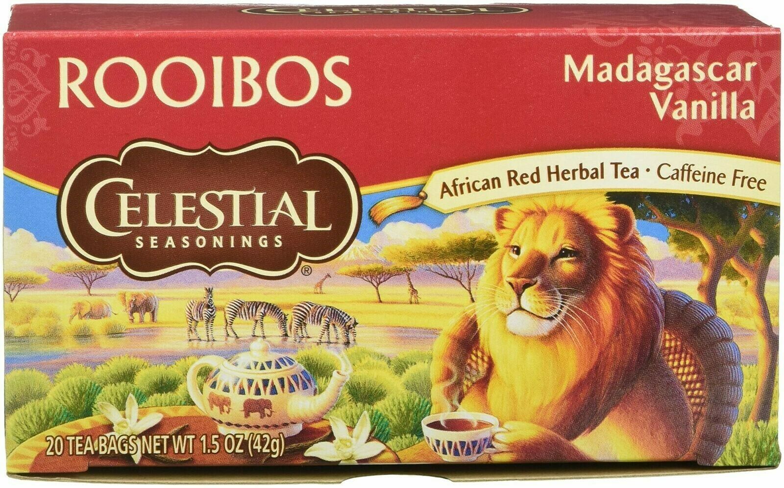 Primary image for Celestial Seasonings Madagascar Vanilla Red Tea Bags - 20 ct