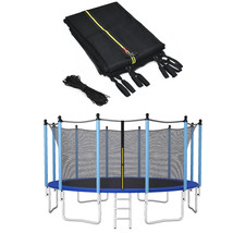 16&#39; Trampoline Replacement Safety Enclosure Net for 12 Poles Weather-Res... - £74.69 GBP