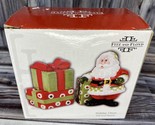 Fitz &amp; Floyd Santa Claus w/ Presents Salt &amp; Pepper Shakers - New - From ... - $10.69