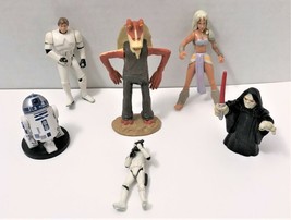 Disney&#39;s Star Wars Figurines R2D2, Storm Trooper, Hans Solo and More Lot... - $8.00