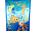 Disney Baby Finding Nemo Dory Squirt Turtle Comforter Crib Quilt Blanket - £15.56 GBP