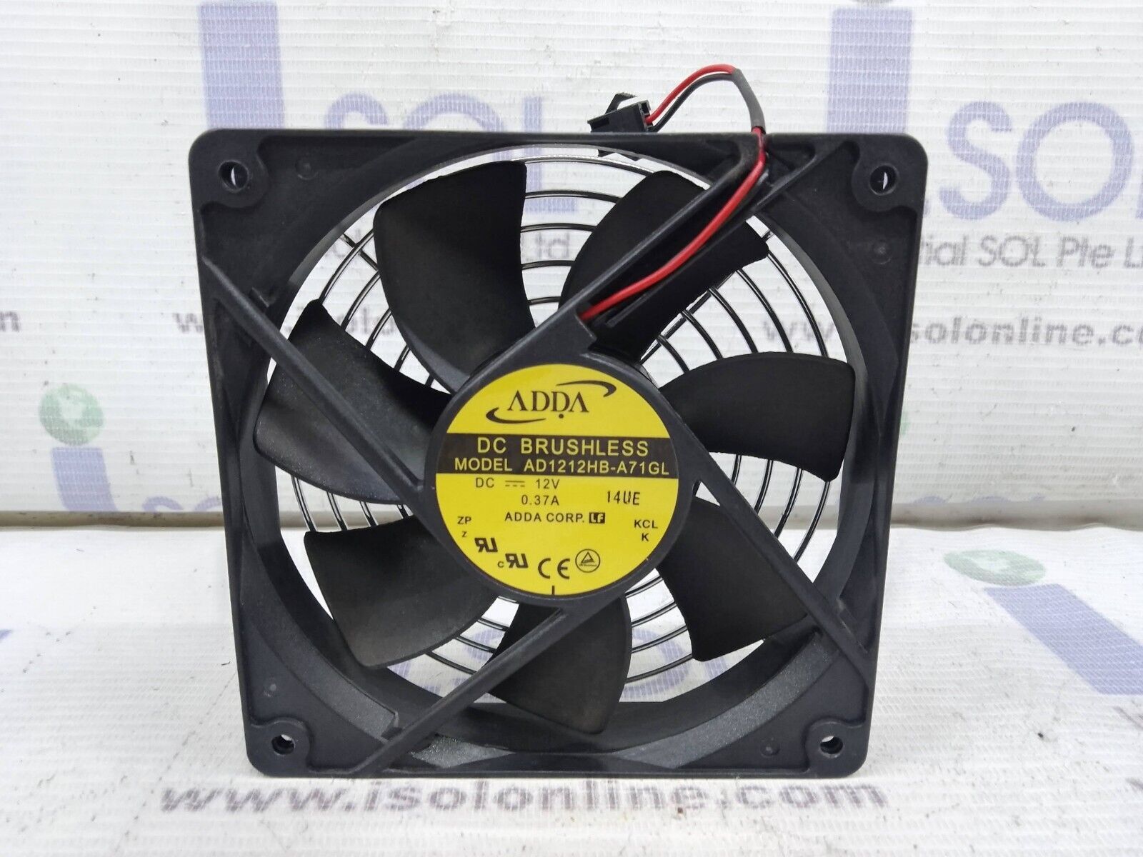Primary image for ADDA AD1212HB-A71GL DC Brushless Fan 12V 0.37A