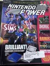 Nintendo Power 166 March 2003 The Sims w/ Def Jam Vendetta Poster Zelda Sonic - £13.94 GBP