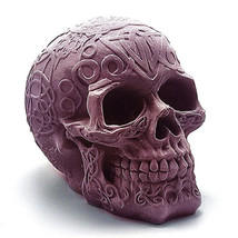 Exquisite Pattern Skull Silicone Mold Resin Plaster Gypsum Epoxy Craft D... - $40.68