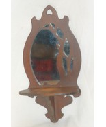 Mirrored Wooden Figurine Shelf - £19.54 GBP