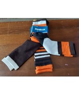 Reebok Cleveland Browns 3pk Sport Tube Socks New Orange Brown White Size... - £14.56 GBP