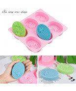 Silicone Soap Mold Honeycomb Bee Oval Candle Mould DIY Handmade Craft 6 ... - £7.74 GBP