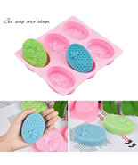 Silicone Soap Mold Honeycomb Bee Oval Candle Mould DIY Handmade Craft 6 ... - $186.88 MXN