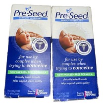 2 Pre-Seed Fertility Lubericant 1.4oz tube 9 Applicators 02-09-2025 Dama... - $15.00