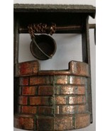 WISHING WELL DIE CAST 1976 BY DUNHAM, INC.  MINIATURE WITH TURNING BUCKET - $14.55