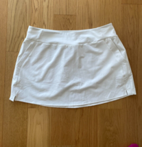 Zella White Tennis Pull on Sport Skirt Sz XXL with Pockets - £10.27 GBP