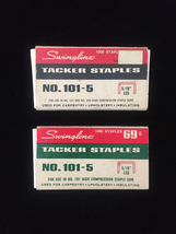 Vintage Original Packaging Desk and Staple Gun Staples - Various Brands image 5
