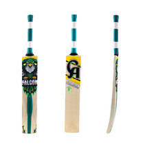 Falcon POWER-TEK Cricket Bat Kashmir Willow Cane Handle Bat Tennis Cricket Bat - £43.33 GBP
