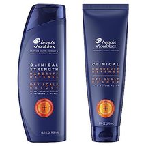 Head &amp; Shoulders Clinical Dandruff Defense + Dry Scalp Rescue Shampoo 13... - £14.58 GBP