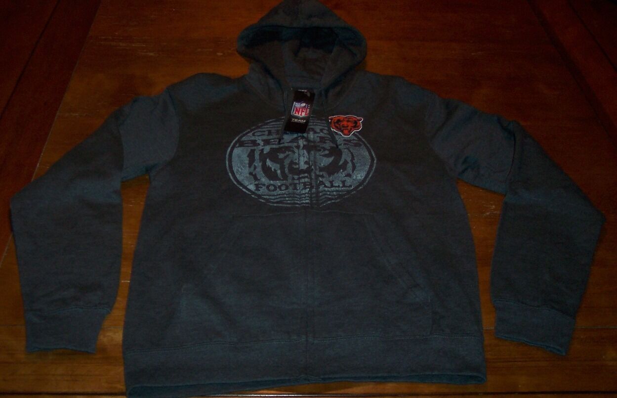 Primary image for CHICAGO BEARS NFL FOOTBALL HOODED HOODIE SWEATSHIRT SMALL NEW w/ TAG