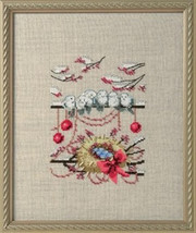 Sale! Complete Xstitch Kit - WINTER NEST Holiday in the Forest NC276 by Nora Cor - £35.47 GBP+