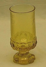 Tiffin Franciscan Madeira Cornsilk Yellow Glass Tumbler Footed Iced Tea 12 oz. - £19.35 GBP